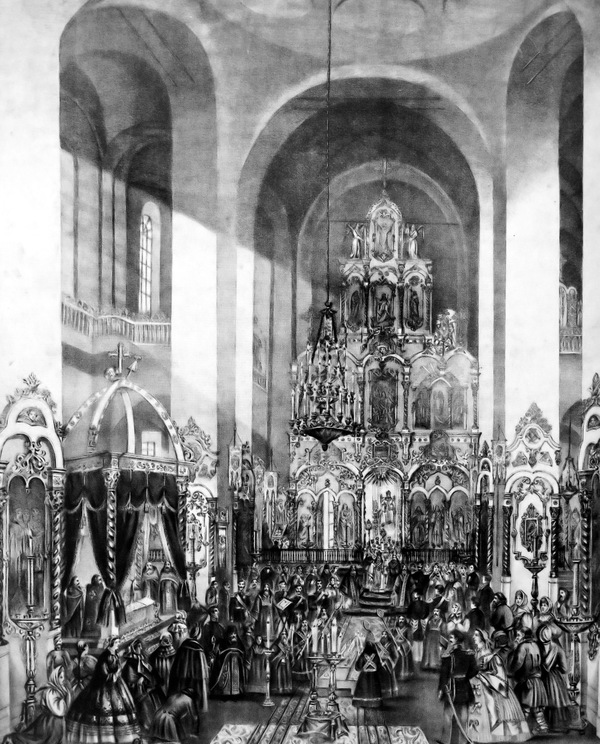 Открытие мощей святителя Тихона Задонского. 13 августа 1861 г.