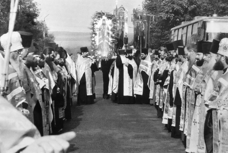 Торжества возвращения мощей святителя Тихона Задонского. 26 августа 1991 г.