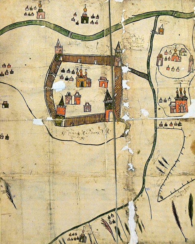 План города Данкова и слобод 1673 года