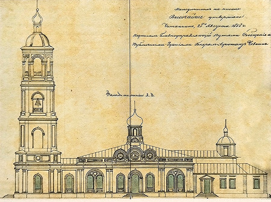 Утверждённый проект распространения Рождество-Богородицкого собора
