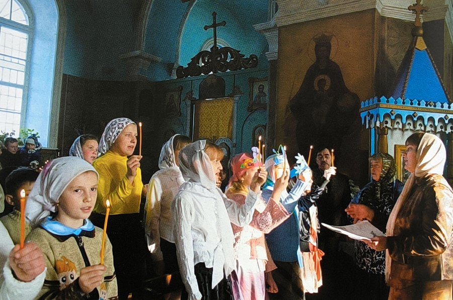 Учащиеся воскресной школы Тихвинского собора Данкова