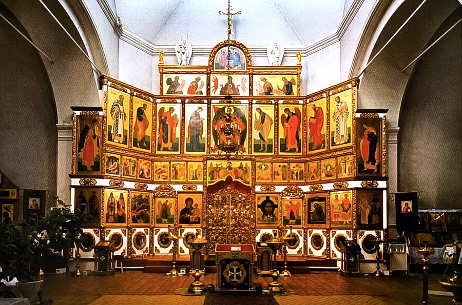 Внутренний вид Покровского храма в Данкове