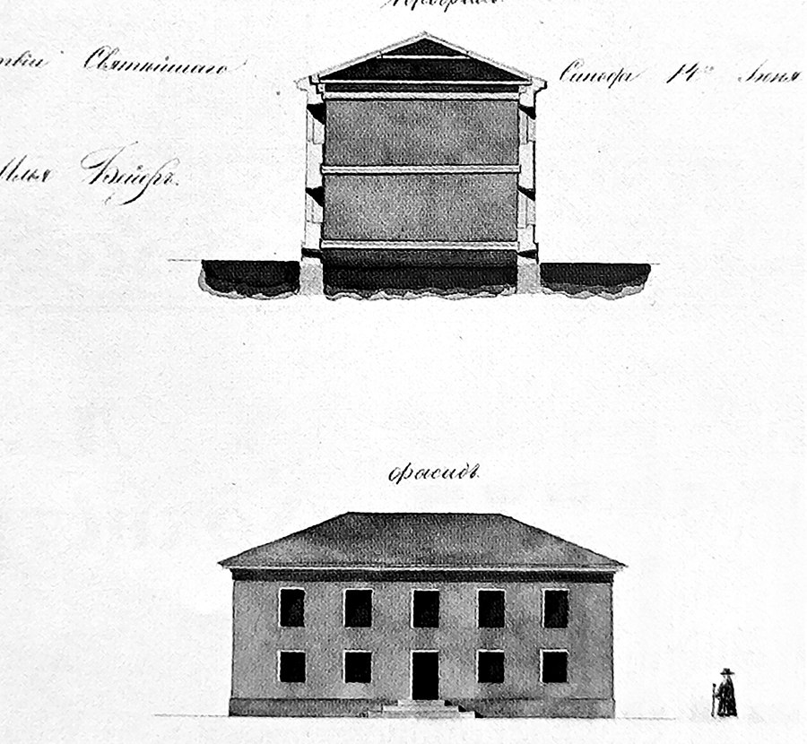 Планы этажей духовного училища в Покровском монастыре