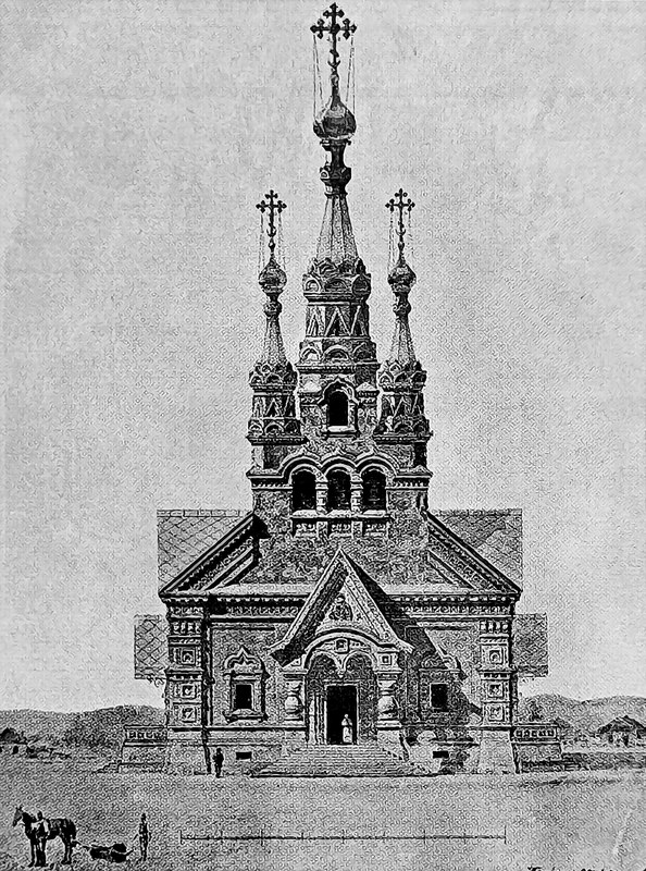 Западный фасад храма Димитрия Солунского