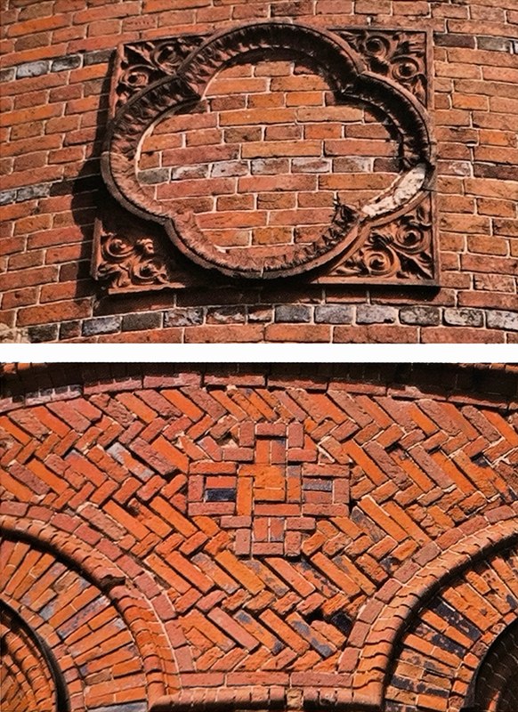 Детали отделки фасадов Христорождественского храма