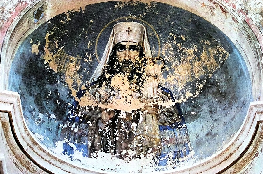 Фрагмент росписи Христорождественского храма села Круглое