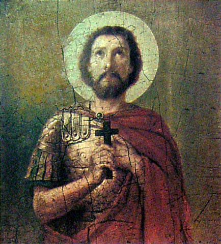 Икона св. Феодора Тирона из Троицкой церкви