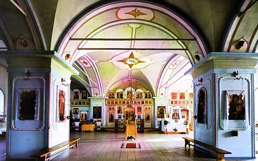 Внутренний вид Христорождественского храма