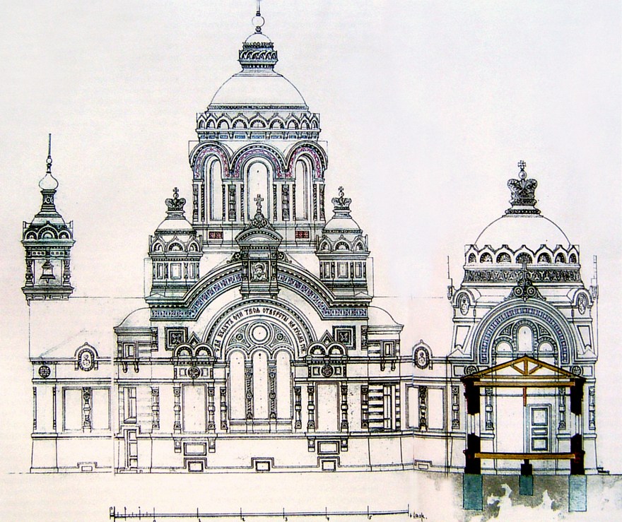 Проект Великокняжеского храма 1909 года