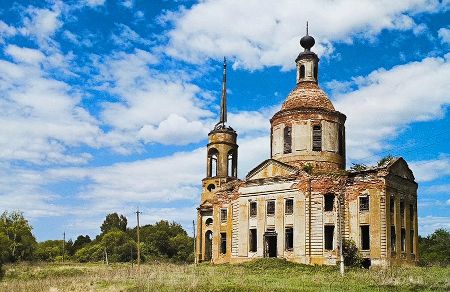 Вознесенский храм в селе Скородное, 2010 г.