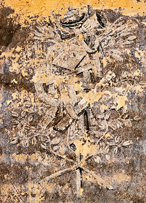 Роспись на южной стене Знаменского храма в Спешнево