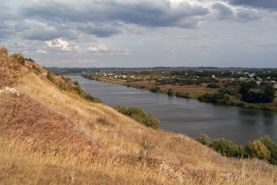 Река Сосна вблизи Лавского карьера